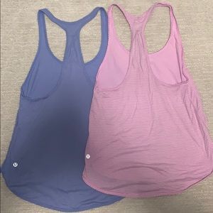 Set of two Lululemon workout tanks